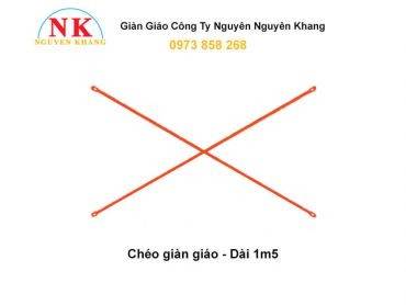 Chéo giàn giáo dài 1m5